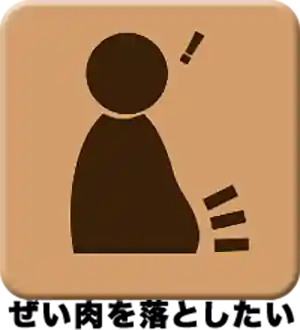 ぜい肉を落としたい